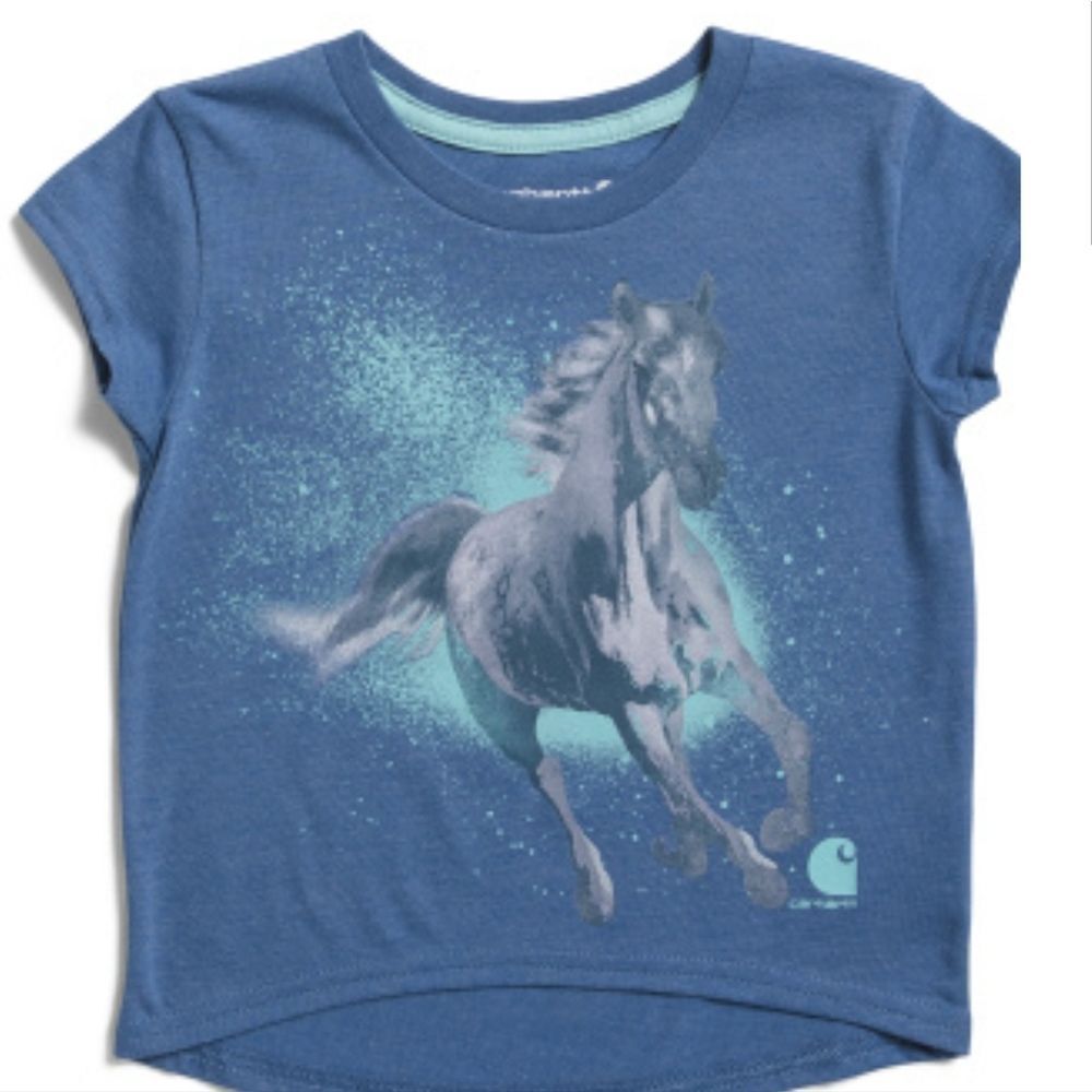 Carhartt Running Horse S/S Crew Neck T-Shirt- Bright Cobalt‎